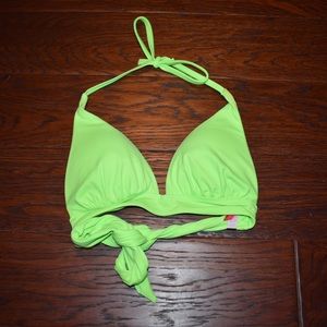 Neon green Victoria Secret bikini top